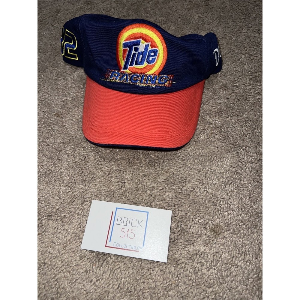 Vintage Tide Downy Racing #32 Baseball Cap Orange/Navy Blue Adjustable